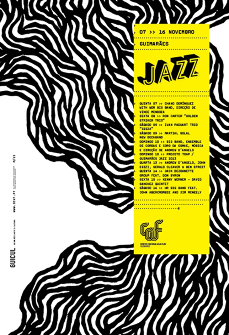 Archisearch GUIMARAES JAZZ FESTIVAL GRAPHICS BY ATELIER MARTINO&JAÑA