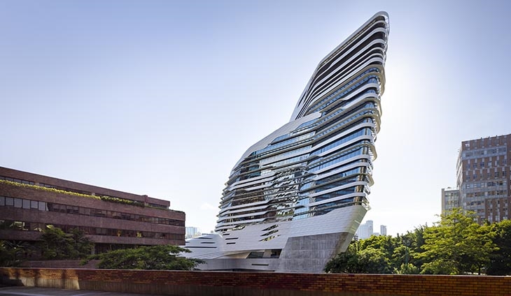 Archisearch - JOCKEY CLUB INNOVATION TOWER IN HONG KONG FOR HONG KONG POLYTECHNIC UNIVERSITY BY ZAHA HADID ARCHITECTS