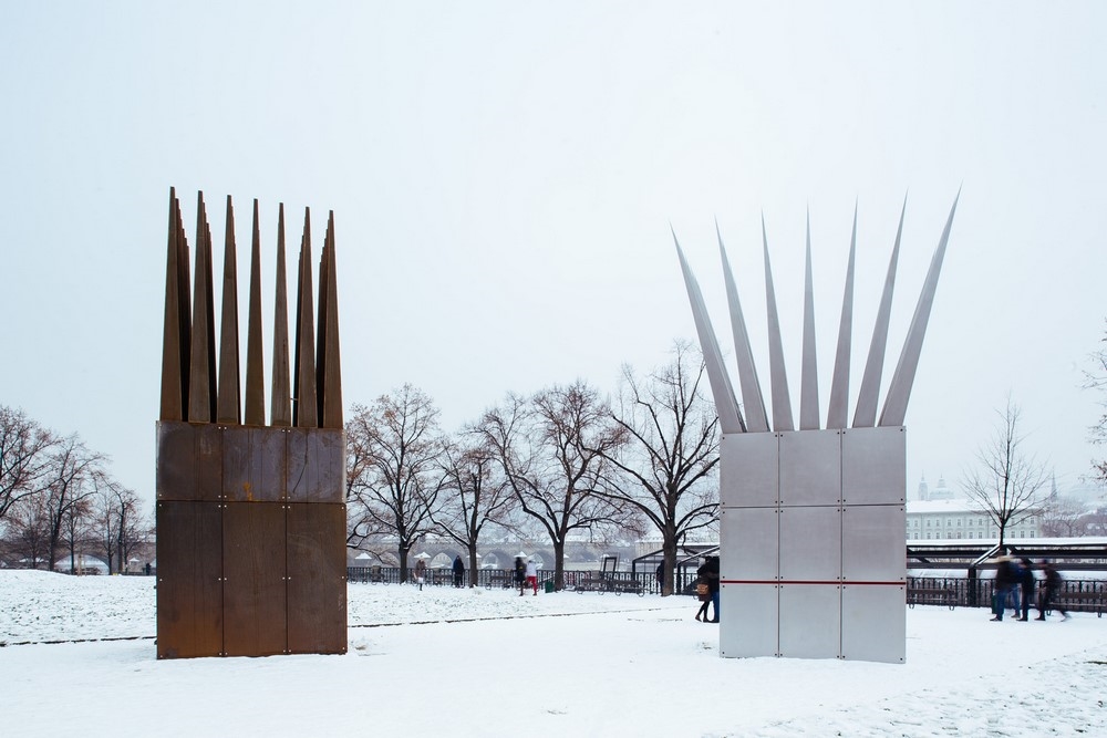 Archisearch - JOHN HEJDUK'S STRUCTURE PERMANENTLY INSTALLED IN PUBLIC SPACE FOR THE FIRST TIME EVER IN PRAGUE