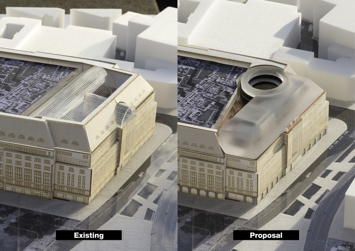 Archisearch - The existing and proposed condition (c) OMA