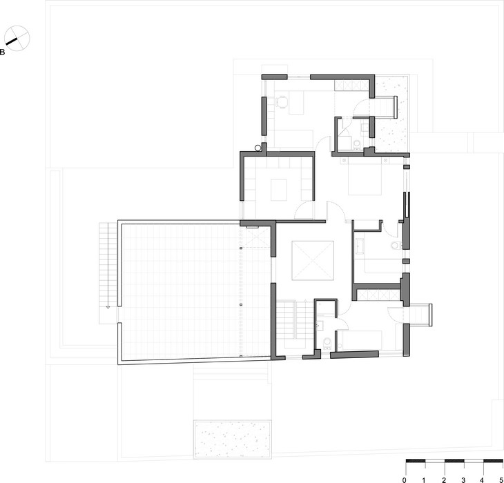 Archisearch - 1st floor plan / Residence in Kifissia / A2 Architects