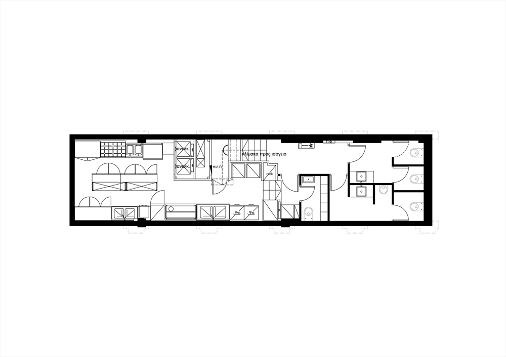 Archisearch - Arch Café / Stones and Walls / Basement Plan