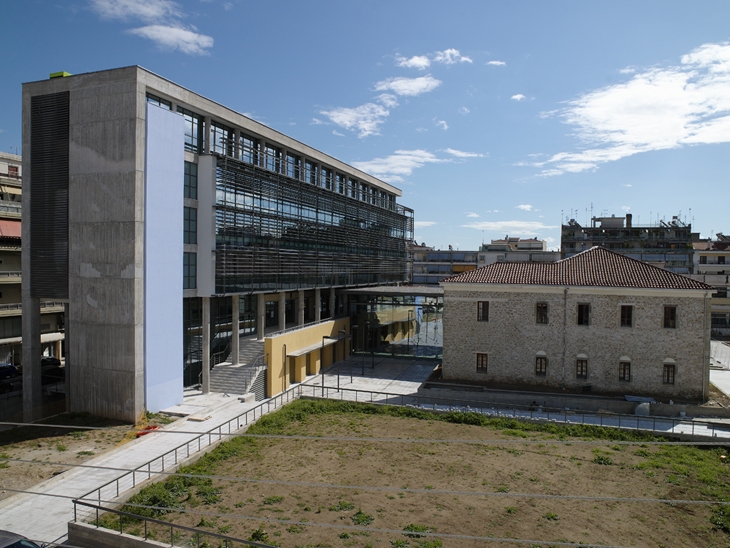 Archisearch - Courthouse at Trikala, 2002. 1st Prize in Panhellenic Architectural Competition. Photograph: Takis Spyropoulos