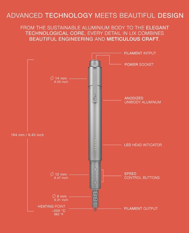 Archisearch THE SMALLEST 3D PRINTING PEN IN THE WORLD.