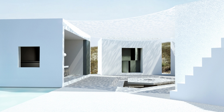 Archisearch - K-House Aegean Islands.Greece in development