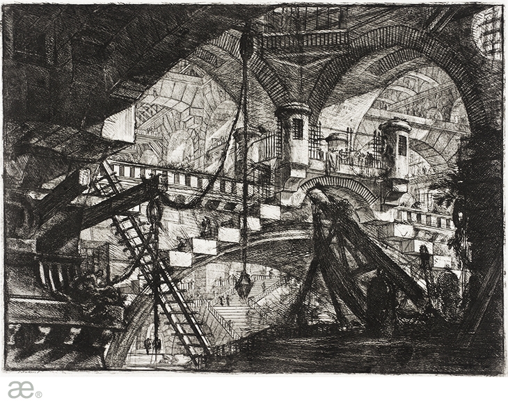 Archisearch - Tyrsethecal Residential Duplex, REFERENCE: The Arch with a Shell Ornament, Giovanni Battista Piranesi (1761)