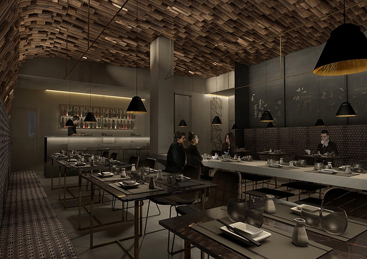 Archisearch - NAKA RESTAURANT: AN INTROVERT SPATIAL SCENARIO BY BARAULT ARCHITECTS