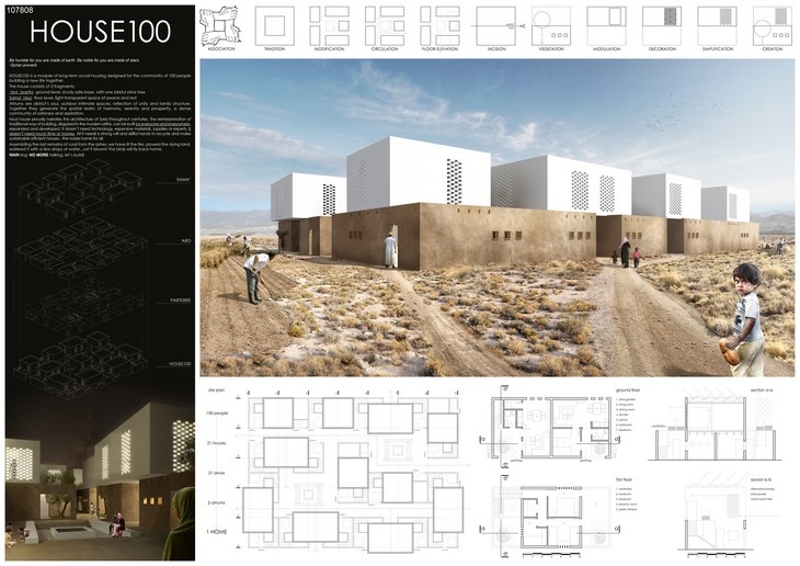 Archisearch - Honorable Mention: House100 / Nemanja Mitrović, Đina Prnjat; Montenegro
