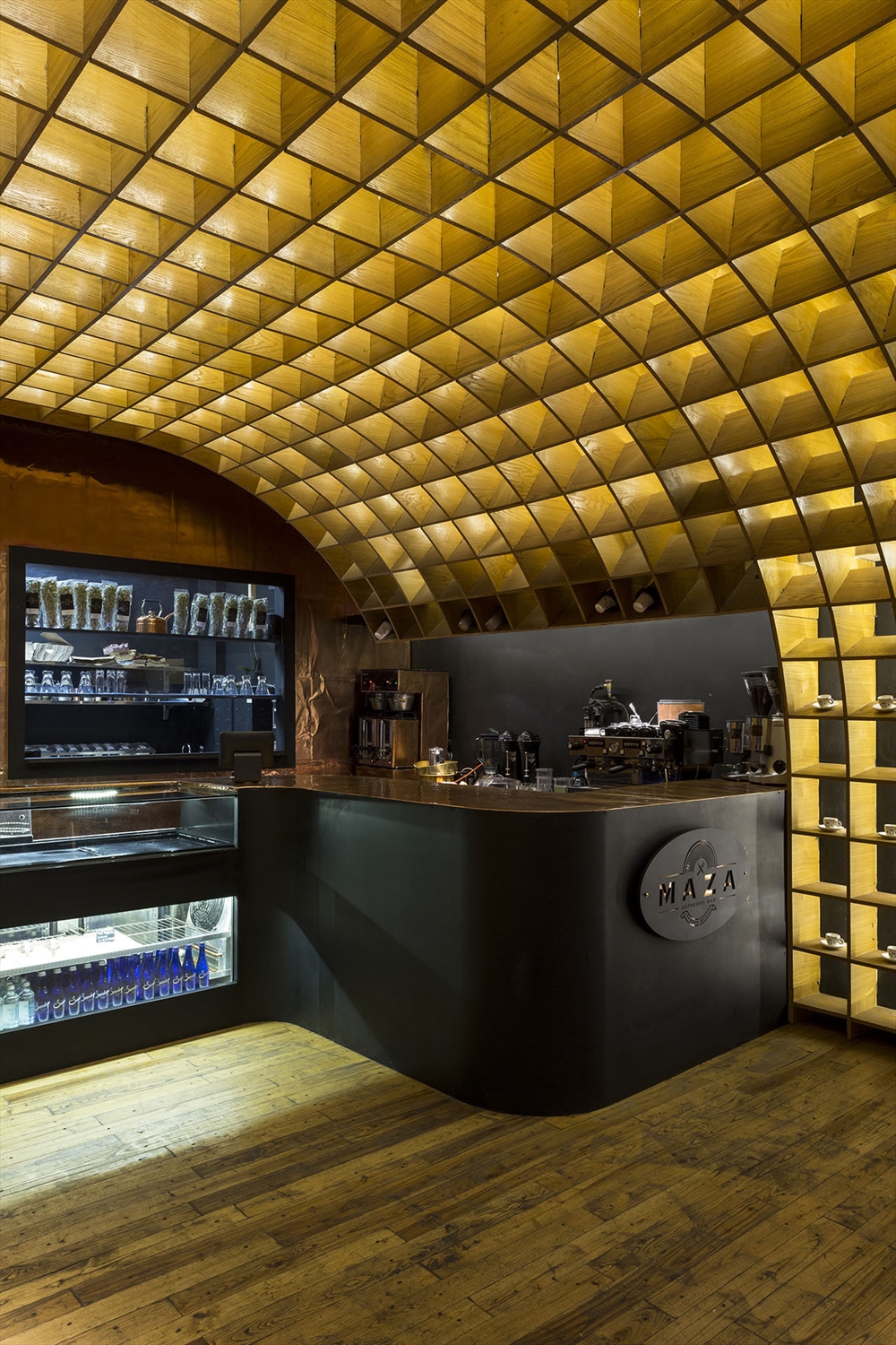 Archisearch ELEFTHERIOS AMBATZIS DESIGNS MAZA ESPRESSO BAR IN MANHATTAN, NY