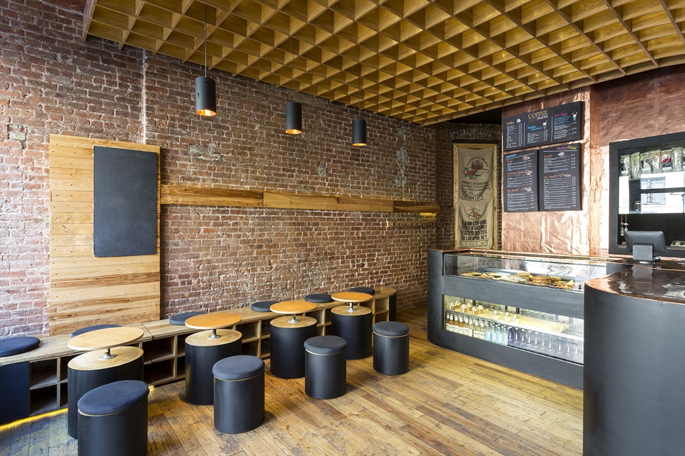 Archisearch ELEFTHERIOS AMBATZIS DESIGNS MAZA ESPRESSO BAR IN MANHATTAN, NY