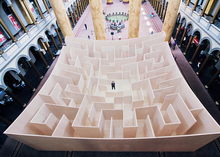 Archisearch BIG MAZE IN THE WASHINGTON NATIONAL BUILDING MUSEUM