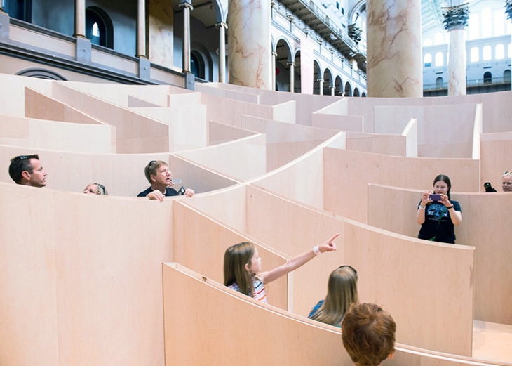 Archisearch BIG MAZE IN THE WASHINGTON NATIONAL BUILDING MUSEUM