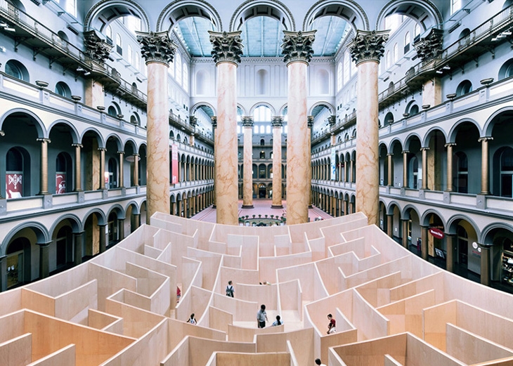 Archisearch BIG MAZE IN THE WASHINGTON NATIONAL BUILDING MUSEUM