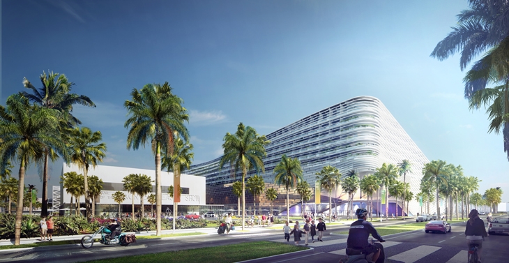 Archisearch  BIG TOGETHER WITH WEST 8, FENTRESS, JPA AND DEVELOPERS PORTMAN CMC PROPOSES MIAMI BEACH SQUARE AS THE CENTERPIECE OF THEIR 52 ACRE CONVENTION CENTER