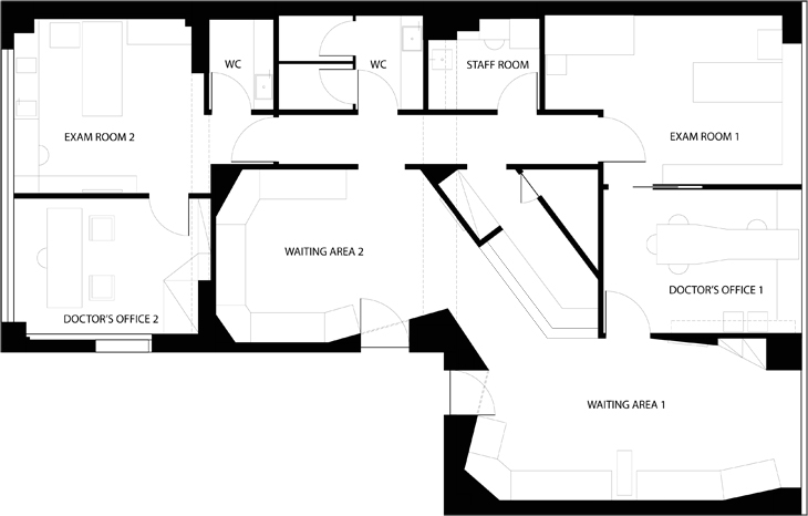 Archisearch - Medical Practice in Thessaloniki / MALVI / Floor Plan