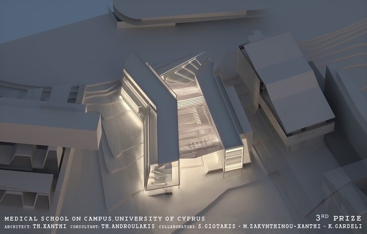 Archisearch - MEDICAL SCHOOL ON CAMPUS, UNIVERSITY OF CYPRUS - 3rd PRIZE / THEONI XANTHI