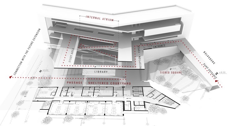 Archisearch MEDICAL SCHOOL ON CAMPUS, UNIVERSITY OF CYPRUS - 3rd PRIZE / THEONI XANTHI