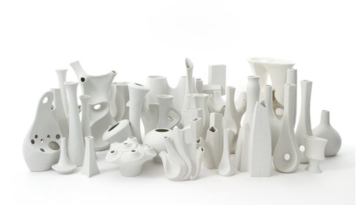 Archisearch - Sgrafo Modern Korallen Series (design by Peter Müller), ca. 1960-1980. porcelains 33 vases. Photo credit: Photo :David Smith