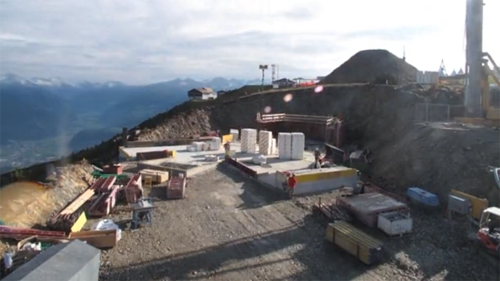 Archisearch MESSNER MOUNTAIN MUSEUM CONSTRUCTION TIMELAPSE / VIDEO