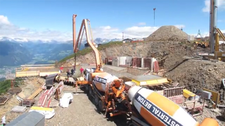 Archisearch - Messner Mountain Museum Construction Timelapse