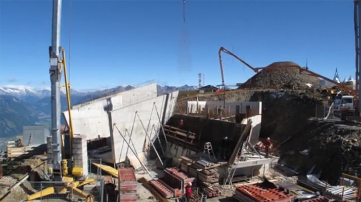 Archisearch - Messner Mountain Museum Construction Timelapse