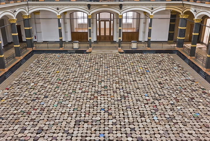 Archisearch - Stools, 2014  Wooden stools  (c) Ai Weiwei. Fotos (c) Reschke, Steffens & Kruse, Berlin/Köln