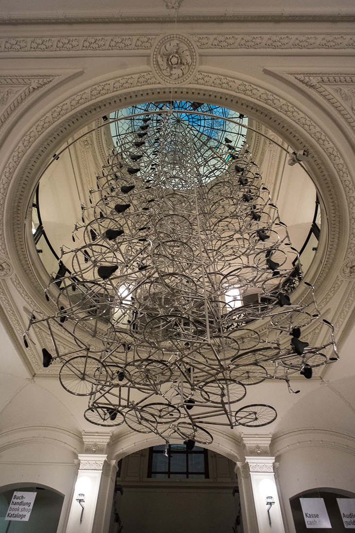 Archisearch - Very Yao, 2009-2014. Bicycles and aluminum, dimensions variable  (c) Ai Weiwei. Fotos (c) Mathias Völzke