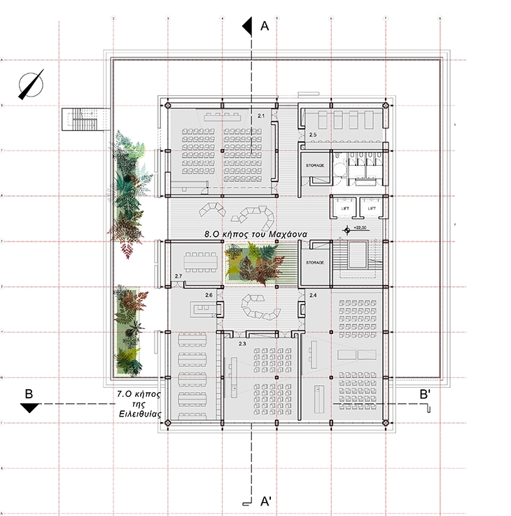 Archisearch MICROMEGA ARCHITECTS, E. MITAKOU & V. IEREIDIS PROPOSE HIDDEN GARDENS FOR THE MED. SCHOOL IN THE UNIVERSITY OF CYPRUS