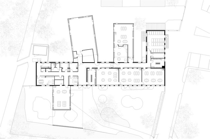 Archisearch - Plan / Nursery School Extension, Mantes-la-Ville, France / Graal Architecture