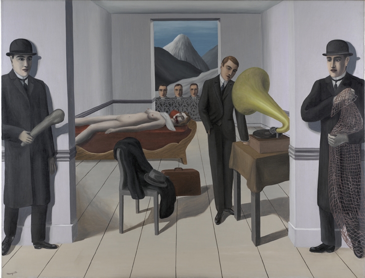 Archisearch - René Magritte (Belgian, 1898–1967). L’assassin menacé (The Menaced Assassin). 1927