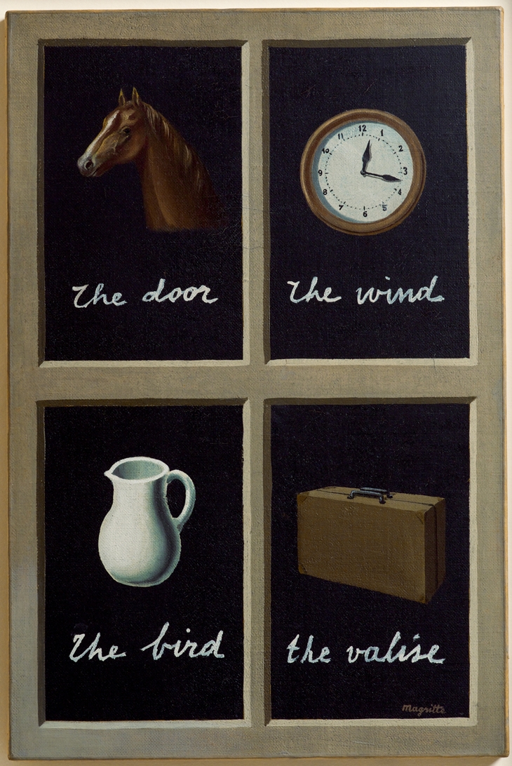 Archisearch - René Magritte (Belgian, 1898–1967). La clef des songes (The Interpretation of Dreams). 1935.