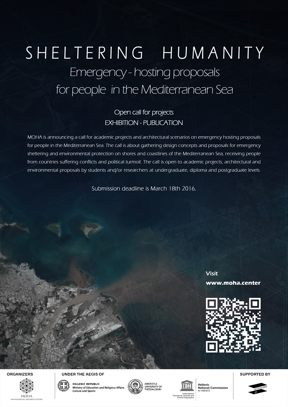 Archisearch CALL FOR PROJECTS: SHELTERING HUMANITY / EMERGENCY-HOSTING PROPOSALS IN THE MEDITERRANEAN SEA