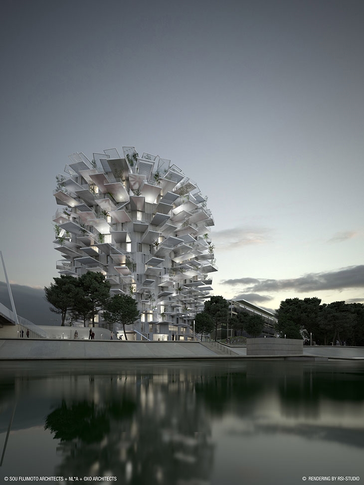 Archisearch - (c) SOU FUJIMOTO ARCHITECTS + NICOLAS LAISNE ASSOCIES + MANAL RACHDI OXO ARCHITECTS+ FRANCK BOUTTE CONSULTANTS + Rendering by RSI-STUDIO 