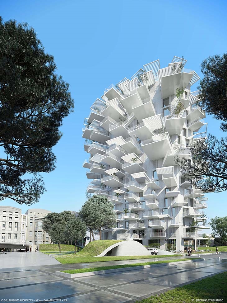 Archisearch - (c) SOU FUJIMOTO ARCHITECTS + NICOLAS LAISNE ASSOCIES + MANAL RACHDI OXO ARCHITECTS+ FRANCK BOUTTE CONSULTANTS + Rendering by RSI-STUDIO 