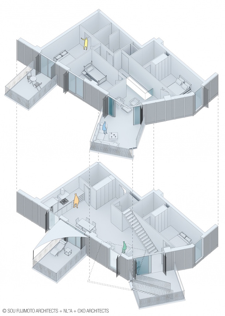 Archisearch - Copyright image +plans +documents: SOU FUJIMOTO ARCHITECTS + NICOLAS LAISNE ASSOCIES + MANAL RACHDI OXO ARCHITECTS+ FRANCK BOUTTE CONSULTANTS + Rendering by RSI-STUDIO.