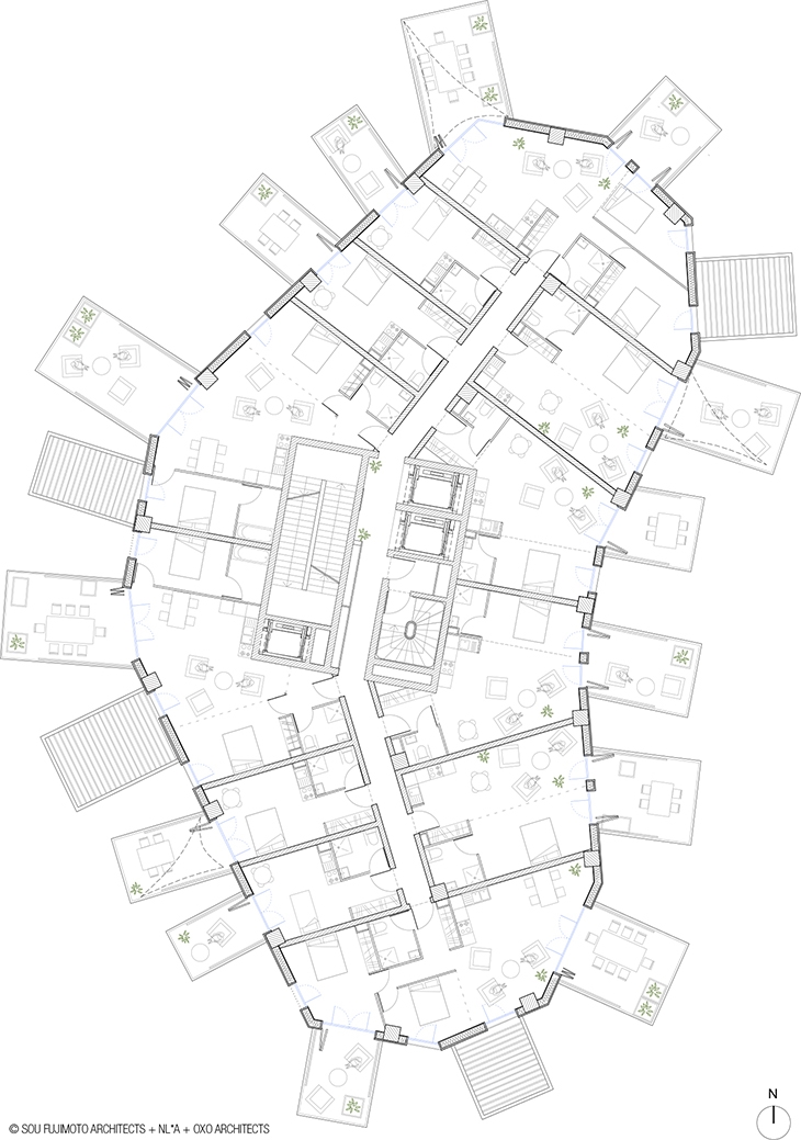 Archisearch - (c) SOU FUJIMOTO ARCHITECTS + NICOLAS LAISNE ASSOCIES + MANAL RACHDI OXO ARCHITECTS+ FRANCK BOUTTE CONSULTANTS + Rendering by RSI-STUDIO 