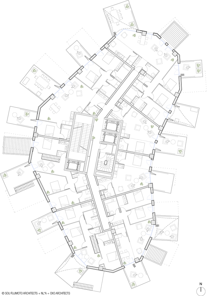 Archisearch INTERVIEW WITH SOU FUJIMOTO, NICOLAS LAISNÉ AND MANAL RACHDI ABOUT THE L'ARBRE BLANC TOWER IN MONTPELIER