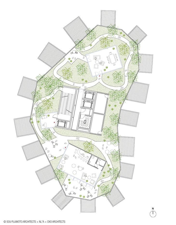 Archisearch - (c) SOU FUJIMOTO ARCHITECTS + NICOLAS LAISNE ASSOCIES + MANAL RACHDI OXO ARCHITECTS+ FRANCK BOUTTE CONSULTANTS + Rendering by RSI-STUDIO 