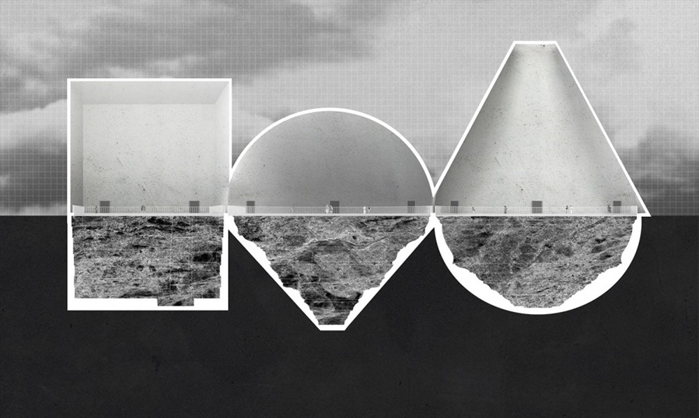 Archisearch - NEMESTUDIO DREAMS OF THE MUSEUM OF LOST VOLUMES WITH EARTHLY COLLAGES