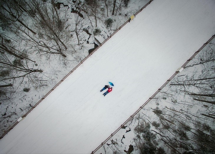 Archisearch - Selfie Taken With A Drone, New Hampshire, United States / Image source: Manish Mamtani