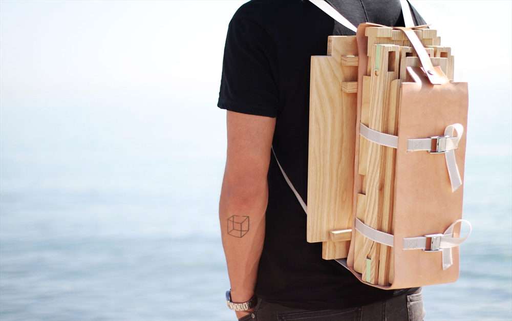 Archisearch NOMADIC CHAIR: A TEMPORARY CHAIR FOR ONE PERSON BY JORGE PENADÉS