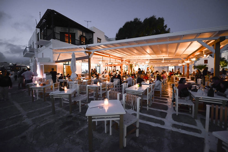 Archisearch - NICE 'N' EASY ORGANIC BISTRO, LITTLE VENICE, MYKONOS / PENTE STUDIO