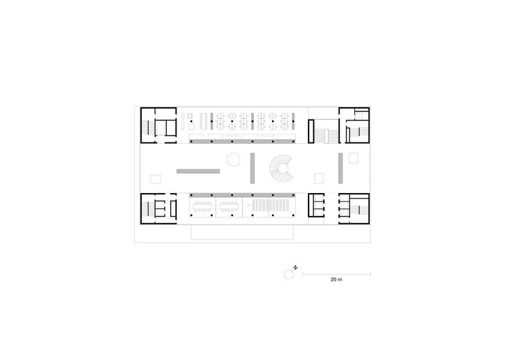 Archisearch - First floor plan / Nobel Center in Stockholm / David Chipperﬁeld Architects