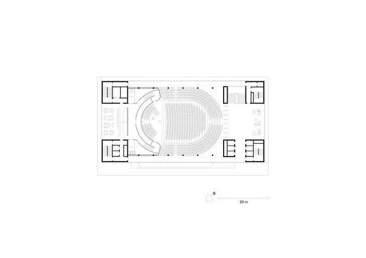 Archisearch - Fourth floor plan / Nobel Center in Stockholm / David Chipperﬁeld Architects