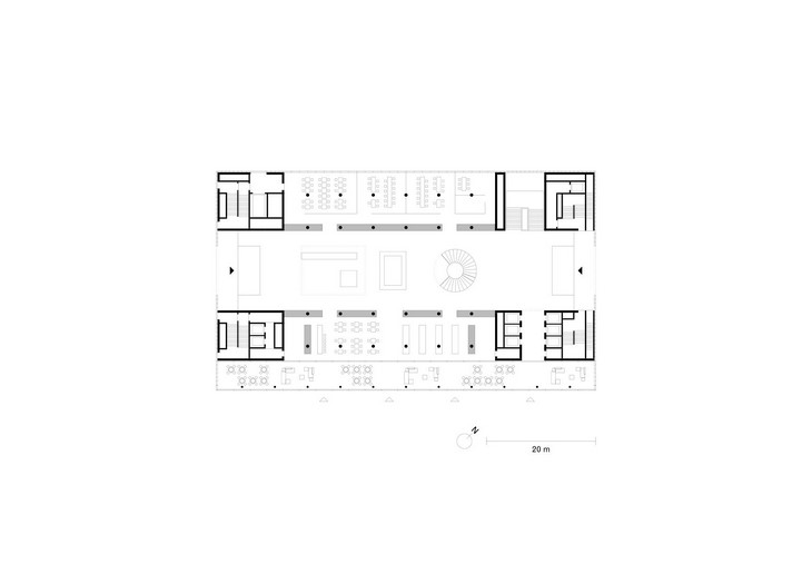 Archisearch - Ground floor plan / Nobel Center in Stockholm / David Chipperﬁeld Architects
