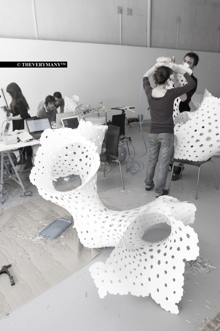 Archisearch NONLIN/LIN PAVILION by MARC FORNES & THEVERYMANY