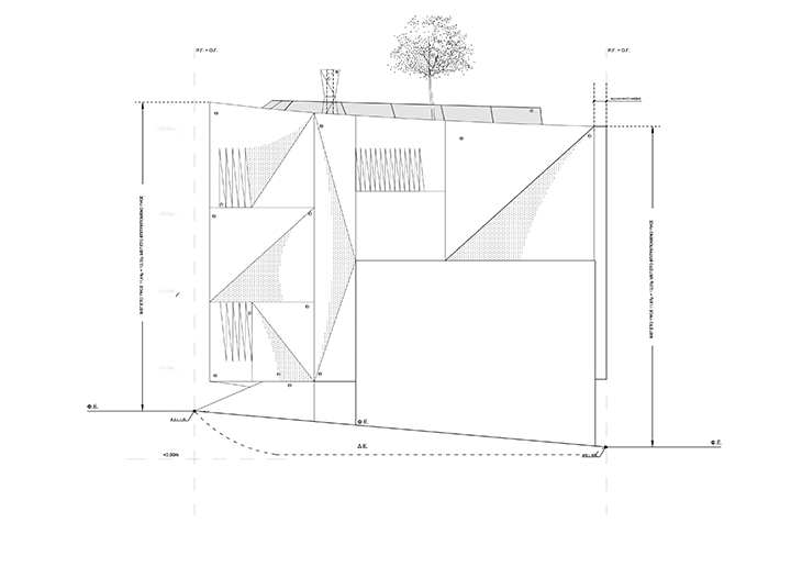 Archisearch 314 ARCHITECTURE STUDIO SCULPTS A MONOLITHIC MARBLE BUILDING IN PETRALONA, ATHENS