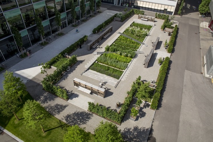 Archisearch - The Physic Garden, Novartis Campus / Photography by Jan Raeber 