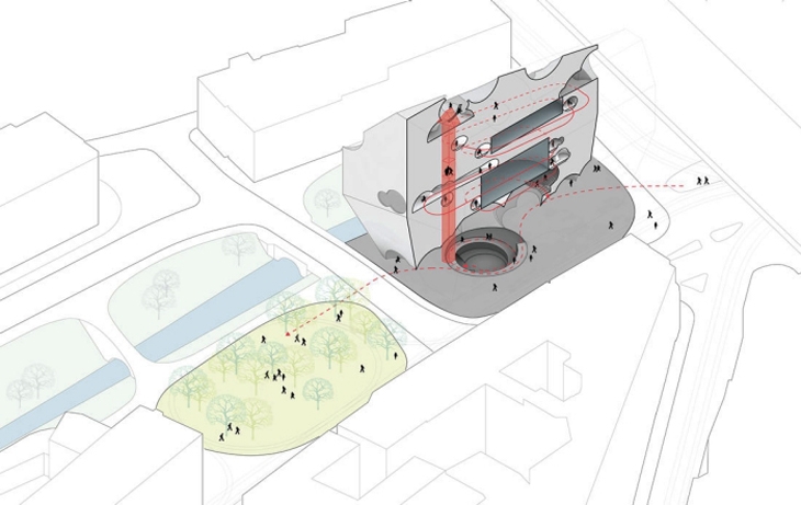 Archisearch HHF ARCHITECTS AND BURCKHARDT+PARTNER: THE 2ND PRIZE WINNING PROPOSAL FOR THE ZOO BASEL OZEANIUM