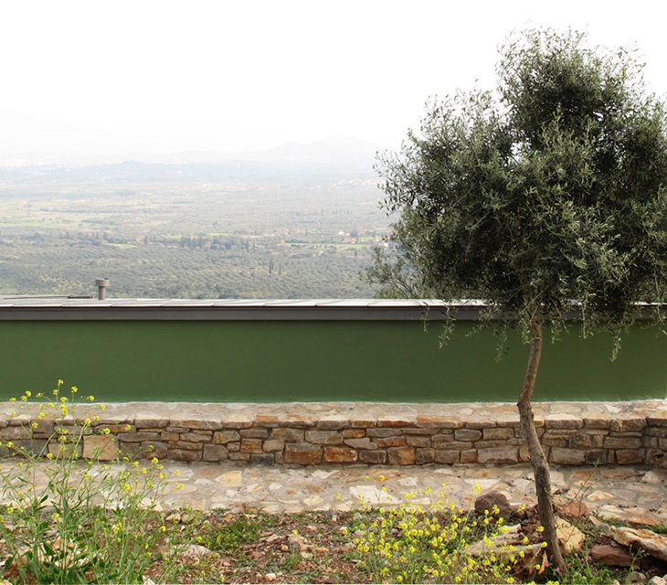 Archisearch - Τρείς εξοχικές κατοικίες σε μία νότια πλαγιά της Πελοποννήσου / Paan architects